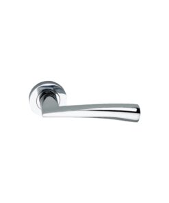 Warkworth Round Lever On Rose Other Satin Chrome Set