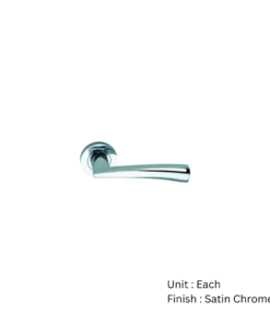 Warkworth Round Lever On Rose Other Satin Chrome Set