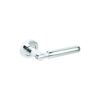Hever Round Rose Latch Other Chrome / Satin Chrome Set