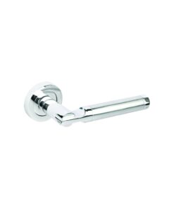 Hever Round Rose Latch Other Chrome / Satin Chrome Set