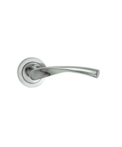 Richmond Round Rose Furniture - Polished Chrome and Satin Chrome Set