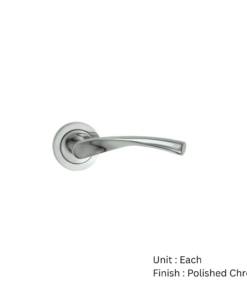 Richmond Round Rose Furniture - Polished Chrome and Satin Chrome Set