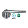 Wingfield Round Rose Latch - Polished Chrome and Satin Chrome Set