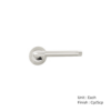 Duart Round Rose Furniture - Polished/Satin Chrome and Matt Black Set