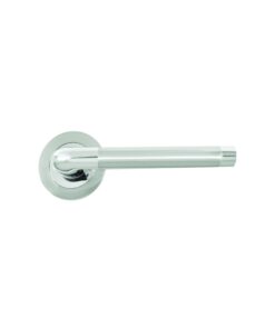 Duart Round Rose Furniture - Polished/Satin Chrome and Matt Black Set
