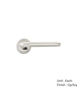 Duart Round Rose Furniture - Polished/Satin Chrome and Matt Black Set