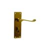Contract Vict Scroll Bathroom Furniture - Zinc Satin Chrome Set