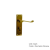 Contract Vict Scroll Bathroom Furniture - Zinc Satin Chrome Set