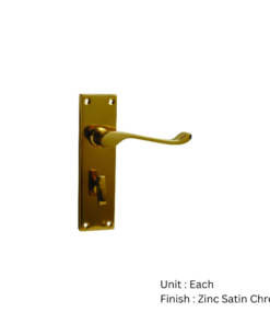 Contract Vict Scroll Bathroom Furniture - Zinc Satin Chrome Set