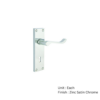 Contract Vict Scroll Lock Furniture - Zinc Satin Chrome Set