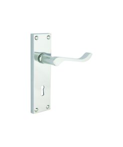 Contract Vict Scroll Lock Furniture - Zinc Satin Chrome Set