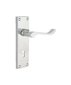 Contract Vict Scroll Lock Furniture - Zinc Polished Electro Brass Set