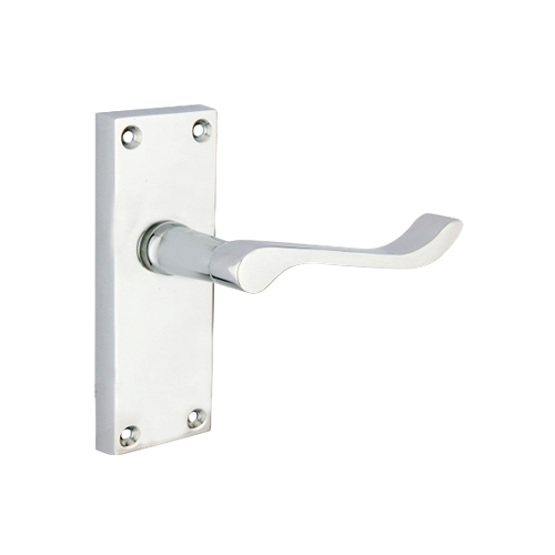 Contract Vict Scroll Latch Furniture - Zinc Polished Electro Brass Set 1 Contract Vict Scroll Latch Furniture - Zinc Polished Electro Brass Set