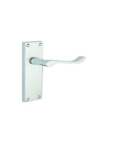 Contract Vict Scroll Latch Furniture - Zinc Satin Chrome Set
