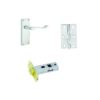 Contract Victorian Scroll Internal Latch Pack - Zinc Satin Chrome Pack
