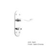 Shaped Scroll Bathroom Furniture (Carisbrooke) To En1906 (Pt3) - Satin Chrome and Polished Chrome Set