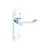 Shaped Scroll Latch Furniture (Carisbrooke) To En1906 (Pt3) Polished Chrome Set