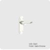 Shaped Scroll Latch Furniture (Carisbrooke) To En1906 (Pt3) Polished Chrome Set 3 Shaped Scroll Latch Furniture (Carisbrooke) To En1906 (Pt3) Polished Chrome Set