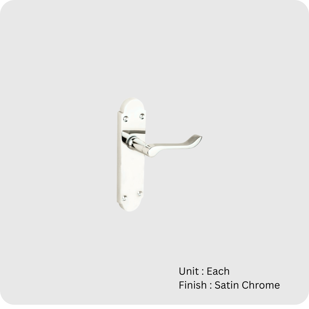 Shaped Scroll Latch Furniture (Carisbrooke) To En1906 (Pt3) Polished Chrome Set 2 Shaped Scroll Latch Furniture (Carisbrooke) To En1906 (Pt3) Polished Chrome Set