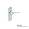 Kenilworth Lever Lock Chrome Plated Pair