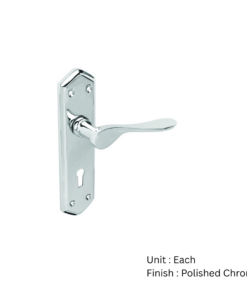 Kenilworth Lever Lock Chrome Plated Pair