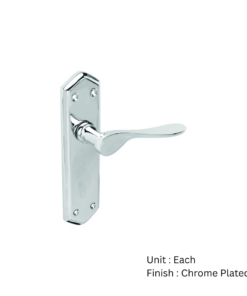 Kenilworth Lever Latch Chrome Plated Pair