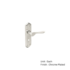 Kenilworth Lever Bathroom Chrome Plated Pair