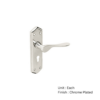 Kenilworth Euro Profile Furniture Chrome Plated Pair