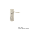 Orford Lock Furniture To En1906 (Pt3) - Chrome Plated and Satin Nickel Plated Set