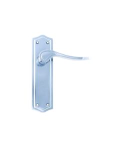 Orford Long Latch Furniture To En1906 (Pt3) - Chrome Plated and Satin Nickel Plated Set