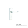 Victorian Scroll Latch Furniture To En1906 (Part 3) Polished Chrome Set 3 Victorian Scroll Latch Furniture To En1906 (Part 3) Polished Chrome Set