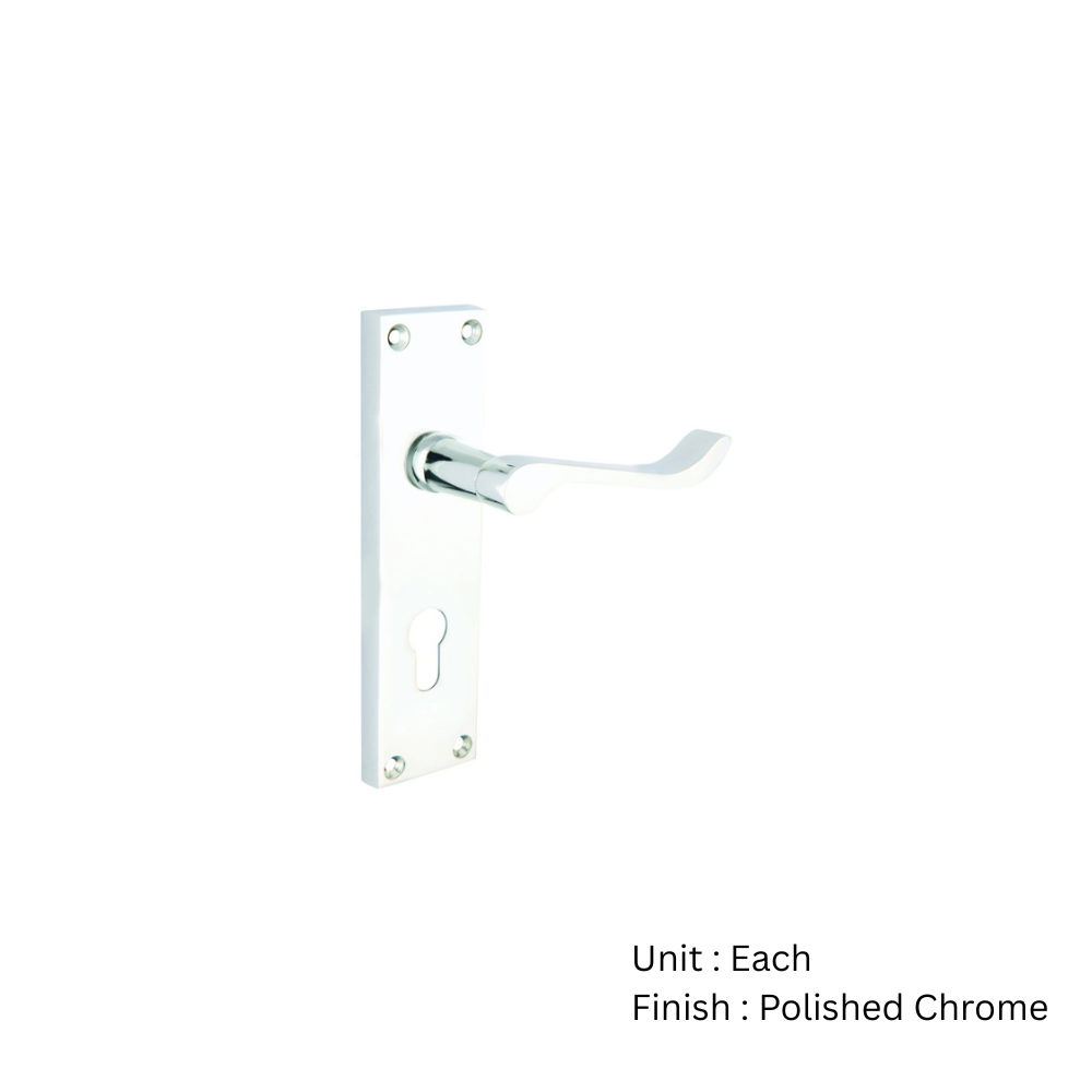 Victorian Scroll Latch Furniture To En1906 (Part 3) Polished Chrome Set 2 Victorian Scroll Latch Furniture To En1906 (Part 3) Polished Chrome Set