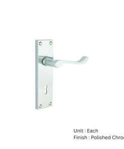 Victorian Scroll Lock Furniture To En1906 (Part3) 150mm Polished Chrome Pair