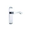 Berkeley Long Latch Furniture On Plate To En1906 (Part 3) Chrome Plated and Satin Nickel Plated Set