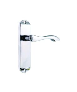 Berkeley Long Latch Furniture On Plate To En1906 (Part 3) Chrome Plated and Satin Nickel Plated Set