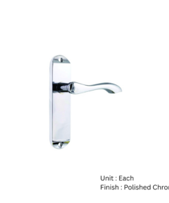 Berkeley Long Latch Furniture On Plate To En1906 (Part 3) Chrome Plated and Satin Nickel Plated Set