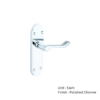 Carisbrooke Latch Furniture To En1906 Part 3 - Polished Chrome and Satin Nickel Set
