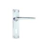 Brunel Lock Furniture Polished And Anodised Set