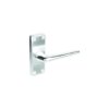 Brunel Latch Furniture Polished And Anodised Set