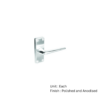 Brunel Latch Furniture Polished And Anodised Set
