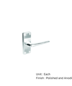 Brunel Latch Furniture Polished And Anodised Set