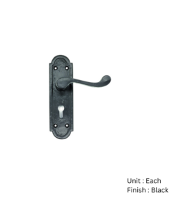 Black Antique Turnberry Lock Epoxy Black Set