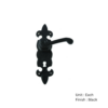 Black Antique Ornate Lock Furniture - Belvoir Epoxy Black Set