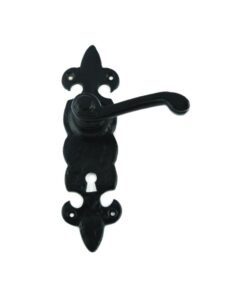 Black Antique Ornate Lock Furniture - Belvoir Epoxy Black Set