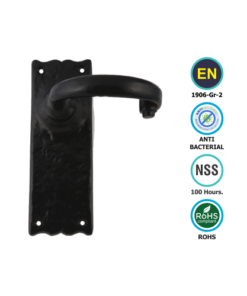 Black Antique Traditional Latch Furniture - Ludlow Epoxy Black Set