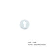 Euro Profile Escutcheon - Pack Of 2 51mm Satin Anodised Pair
