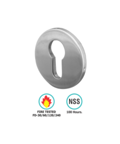 Euro Profile Escutcheon - Pack Of 2 52mm Satin Stainless Pack