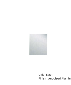 Repair Escutcheon - Stainless Steel Stick On - Blank 47.5 X 65.5 X 1.5 Satin Stainless Each