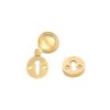 Victorian Open And Covered Escutcheon 32mm Set