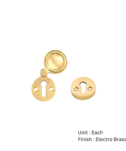 Victorian Open And Covered Escutcheon 32mm Set